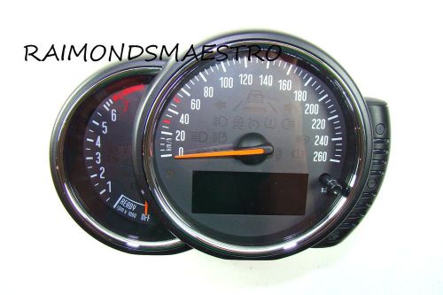 Mini cooper f55/f56 benzine instrument cluster / panel / speedometer kmh 9363661