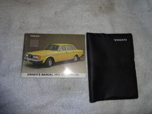 1979 volvo 242 244 245 original owners manual w/ pouch in great condition