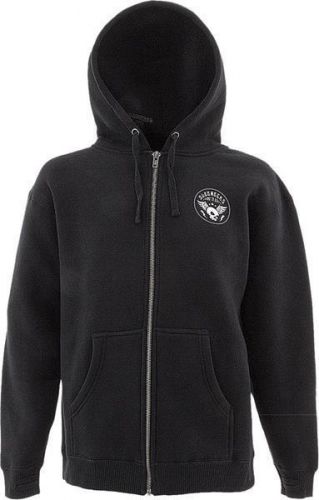 Slednecks warriors heavyweight zip up hoodie black extra large xl