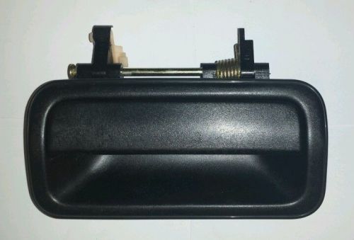 Honda black plastic rear right exterior door handle; 8-97163-260-1