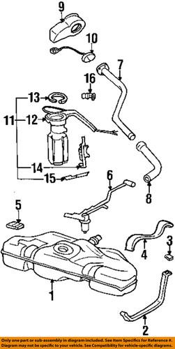 Gm oem 25712454 fuel tank lock ring/seal/fuel pump tank seal