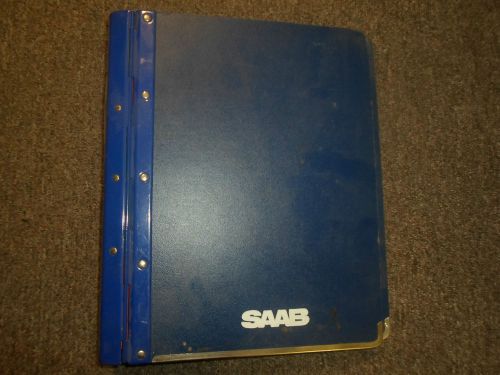 1986 87 88 1989 saab 9000 news technical data pre delivery service manual oem 89