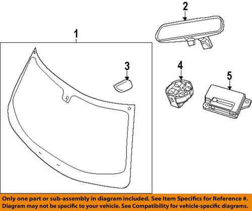 Mopar oem 57010496ac windshield-mirror inside