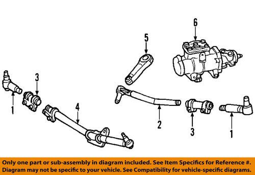 Ford oem 05-08 f-250 super duty steering gear-pitman arm 5c3z3590aa