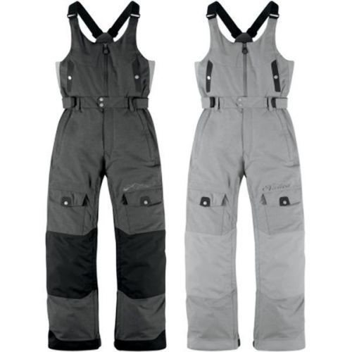 Arctiva 2015 gem 5 snowmobile dark gray &amp; gray womens insulated bib