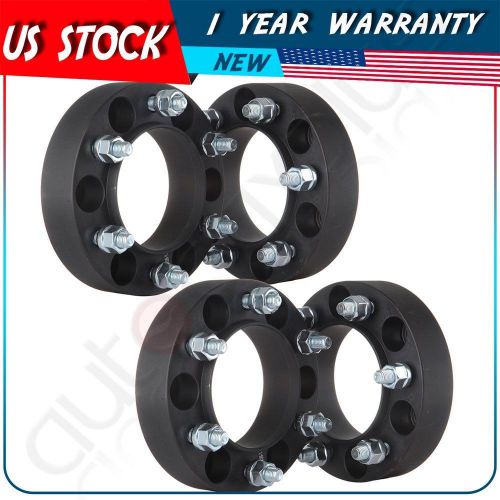 4pc 1.5&#034; thick black hubcentric wheel spacers 6x5.5 for 2001-2006 toyota sequoia