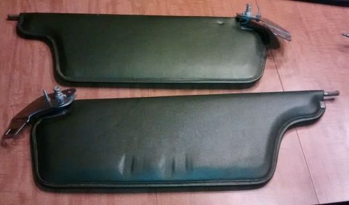 New 1969 70 dodge plymouth b body conv road runner satellite sun visor dk green