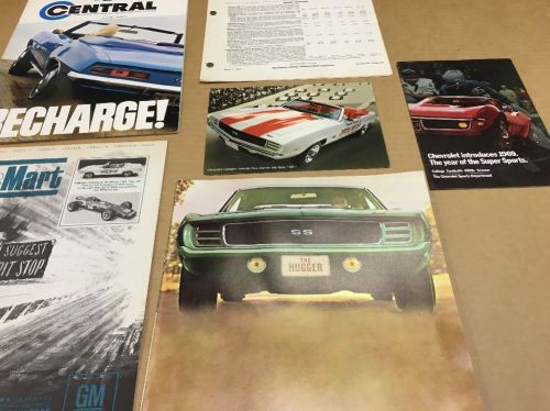 1969 camaro  literature