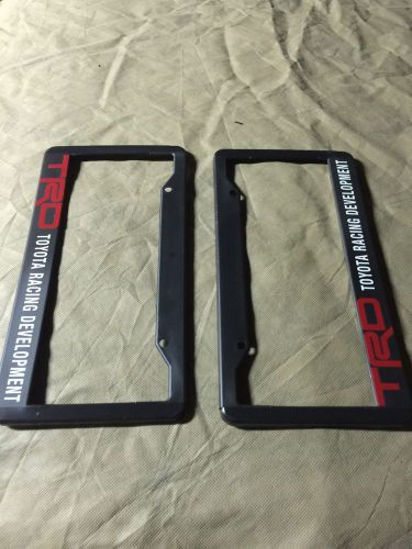 Toyota trd license plate frame