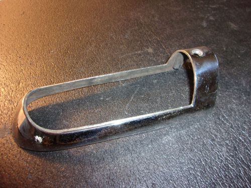 1950 hudson commodore parking light bezel chrome left 507lh    -  sp273