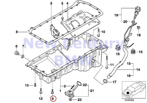 6 x bmw genuine oil pan/oil level indicator torx bolt m6x22 e70 e70n e90n