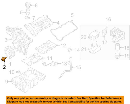 Saab oem 06-09 9-3 engine parts-crnkshft pulley bolt 11569873