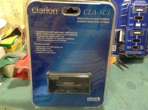 New  clarion sirius satellite radio interface cla-sc1 tuner use with your scc1