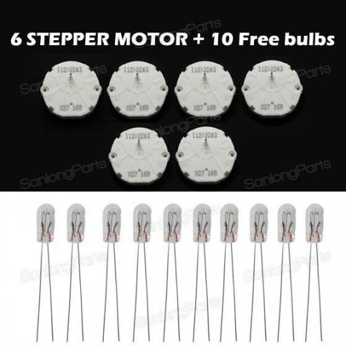 6x x27 168 stepper motor dash cluster gauge &amp;10x5mm light bulbs for gmc