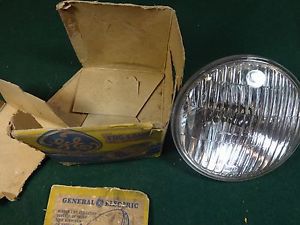 Vintage ge clear fog lamp no 4015 30w 6-8v