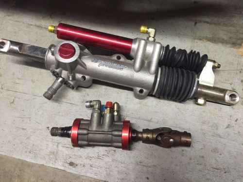 Woodward power steering rack and servo 19 3/4&#034; imca late model