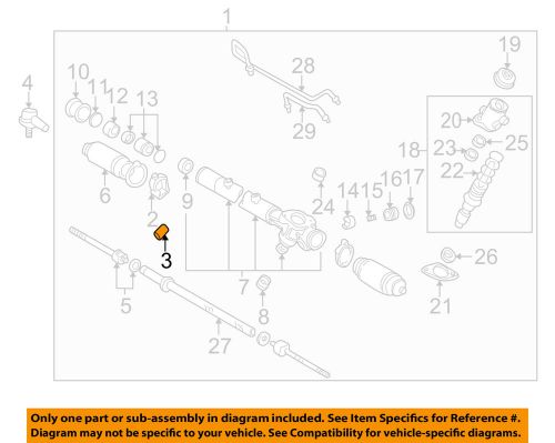 Toyota oem steering gear-gear assembly collar 9038615004