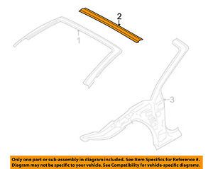 Audi oem 08-15 tt quattro-windshield header 8j7817981b