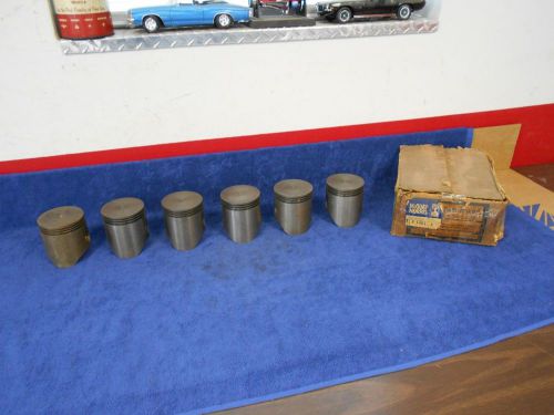 1941-48 chevy passenger / truck  216ci  .040 over cast iron pistons  new  816