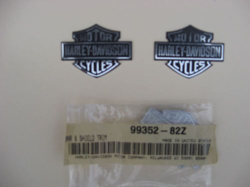 Harley davidson bar &amp; shield trim logo emblem metal 99352-82z