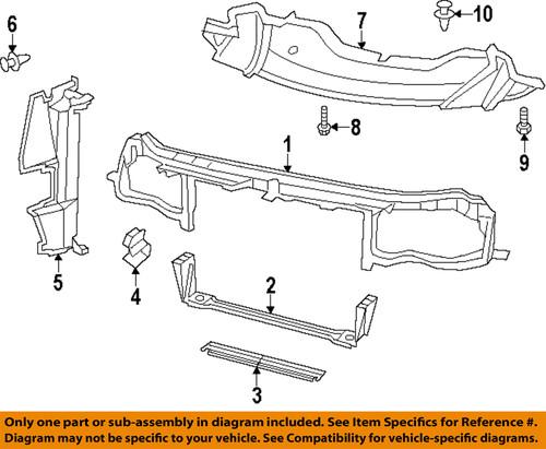 Mopar oem 6506161aa grille-grille assembly screw