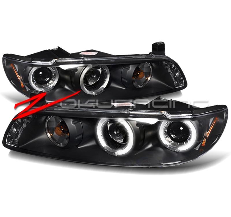 97-03 pontiac grand prix projector headlights black