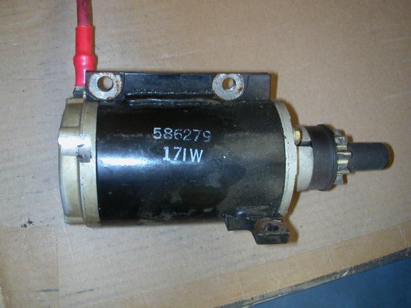    johnson evinrude starter  off a 50hp 1998 evinrude outboard