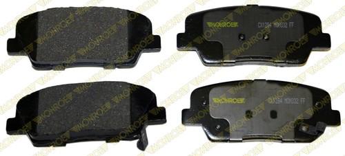 Monroe cx1284 brake pad or shoe, rear-monroe ceramics brake pad