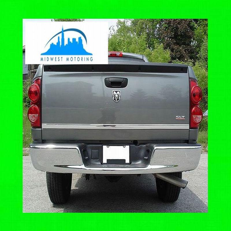 Dodge ram precut chrome trunk tailgate trim molding w/5yr warranty