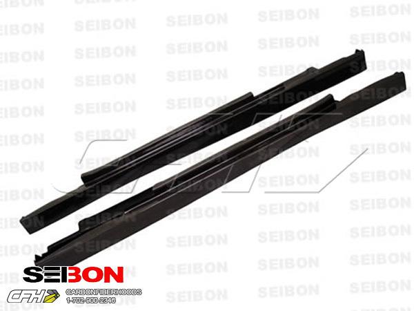 Seibon carbon fiber mg-style carbon fiber side skirts kit auto body honda prelud