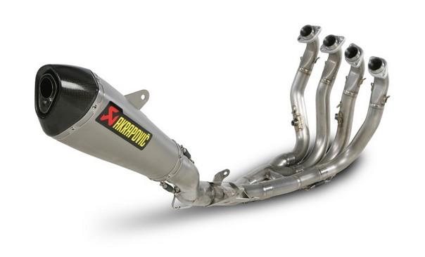 Akrapovic evolution 4:2:1 full exhaust system ti/ti/ti/cf for kawasaki zx-10r 10