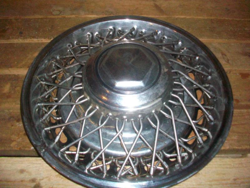 * 15 inch factory hubcap - wire style - plymouth / chrysler / dodge - 1974-1982