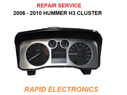 Hummer h3 2006 - 2010 instrument gauge cluster speedometer ipc repair service