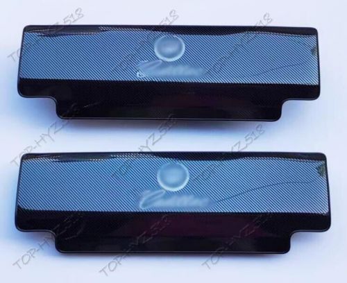 For cadillac lyriq 2023-2024 steel carbon rear seat anti-kick panel cover trim