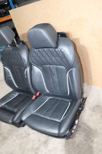 Bmw g11 g12 leather front seats with tv screens monitors comfort massage