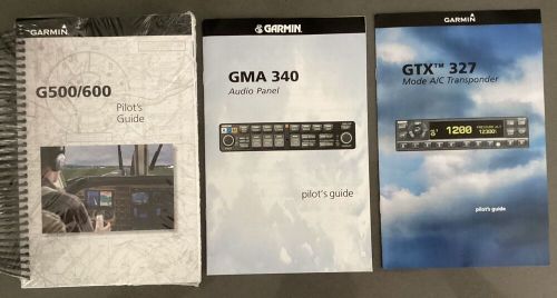 Garmin g500/600, gma 340 audio panel &amp; gtx 327 mode  a/c transponder pilot guide