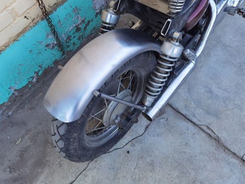 Silver motocycle steel plate rear fender mud guard kit for yamaha xv250 virago