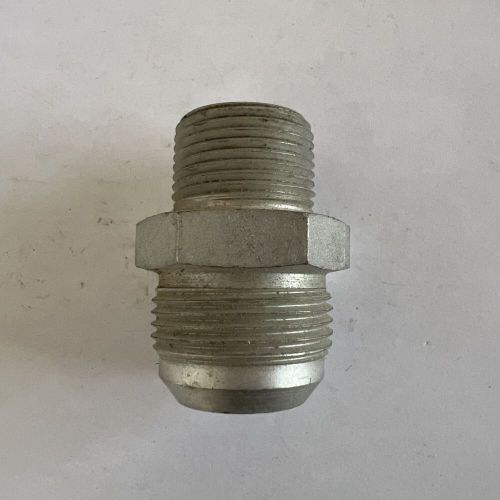 An816-16-12 adapter, straight, pipe to tube zinc coating 1.3125-12 unj to 3/4-14