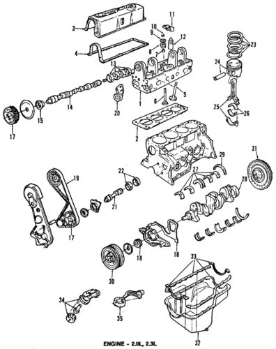 Genuine ford bearing set d7fz-6211-a