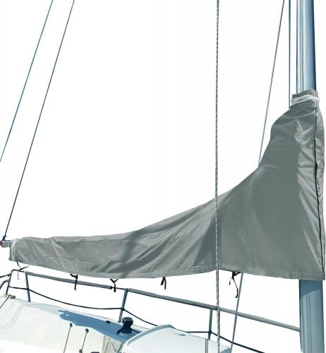 Savvycraft waterproof mainsail boom cover hd 600d sailboat uv 9&#039;-10&#039; gray