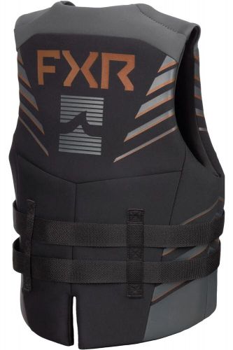 Fxr podium adult life jacket black/copper xxs