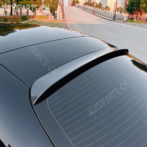 Abs carbon rear trunk window roof spoiler lip wing for benz e-class w214 2024-25