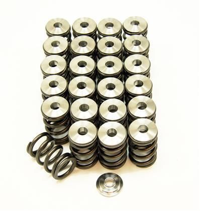 Gsc power-division beehive valve springs w/ti retainer kit fits toyota 2jz-gte