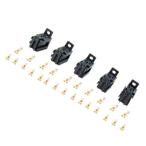 Relay sockets 12v/24v with 25pcs copper terminals 35*35*35mm plastic and metal