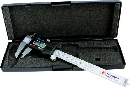 Performance tool digital caliper with case w80152