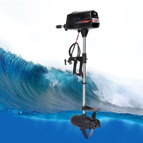 Electric 48v 7 hp brushless outboard trolling motor rubber fishing boat engine