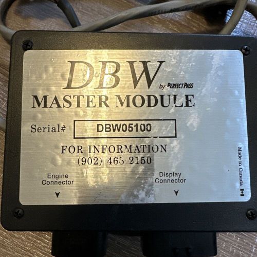 Perfect pass dbw master module. mastercraft