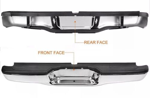 Fit for 1995-2004 toyota tacoma chrome trim rear step bumper face bar assembly