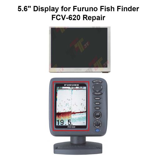 5.6&#034; display for furuno fish finder fcv620 fcv-620 repair replacement