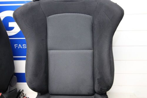 Oem mitsubishi evo x recaro front seats sparco brackets fit 08-14 subaru wrx sti